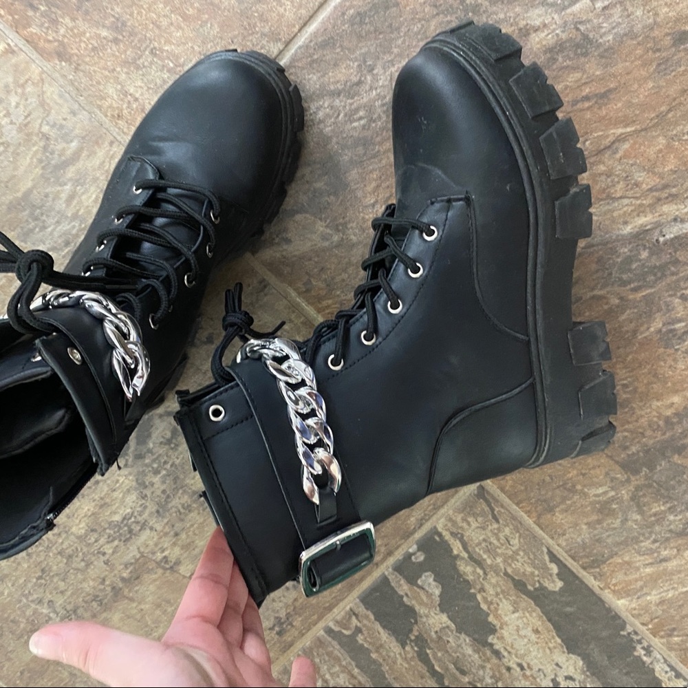 Black boots
